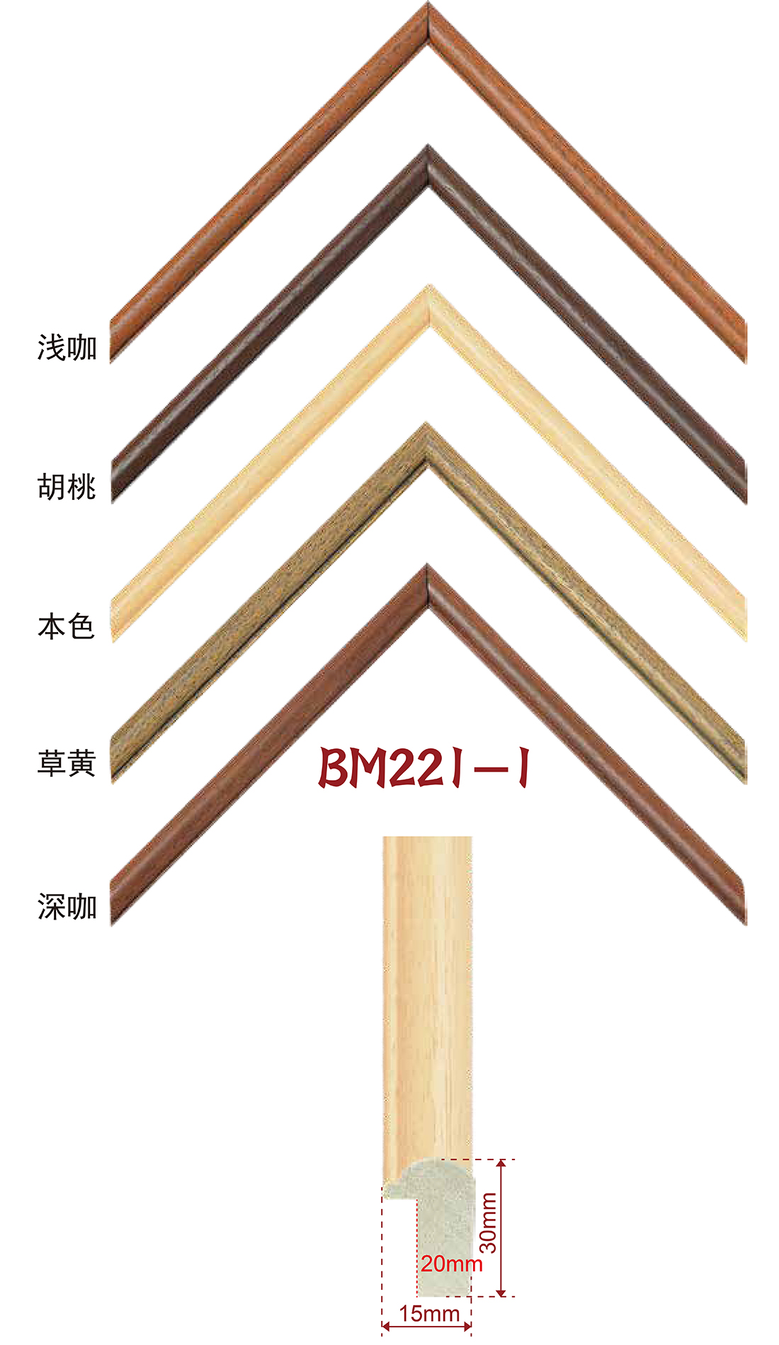 手擦色、包覆、白木线条