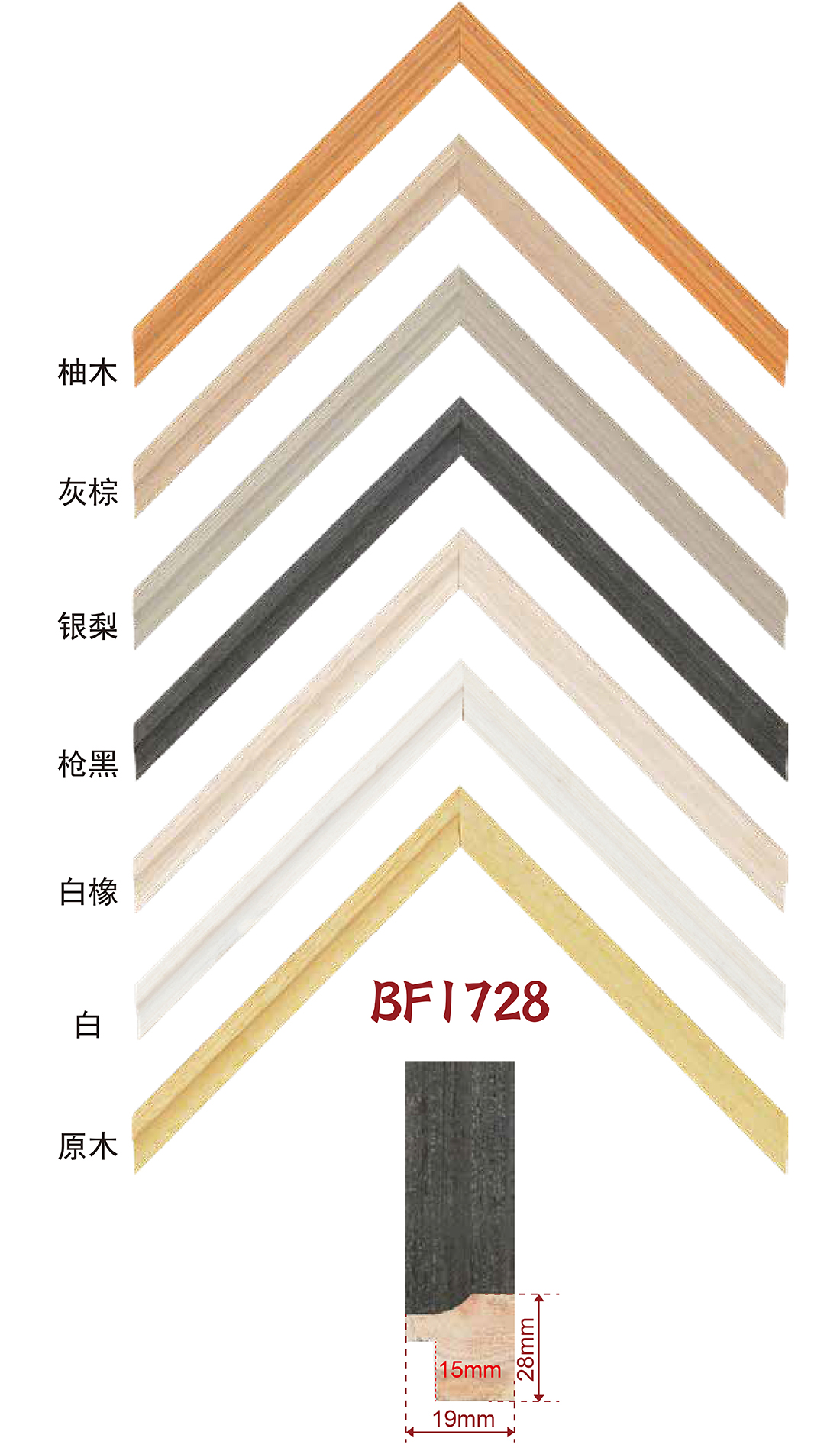 手擦色、包覆、白木线条