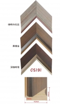 Hand rubbing color, wrapping, white wood lines